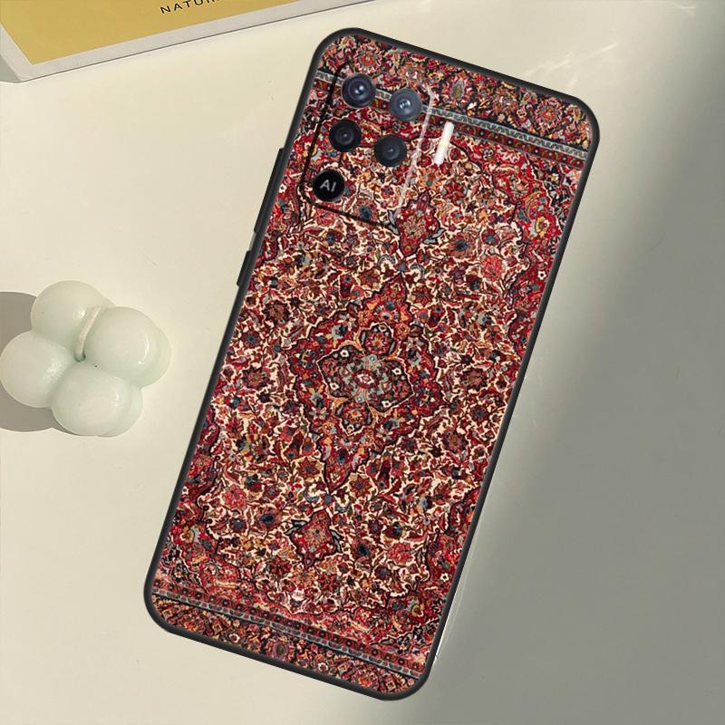 Чехол с персидским ковром и цветочным узором для OPPO A53 A53S 2020 A5 A9 A31 A52 A72 A94 A74 A54 A83 A91 A93 A16 A15, задний чехол