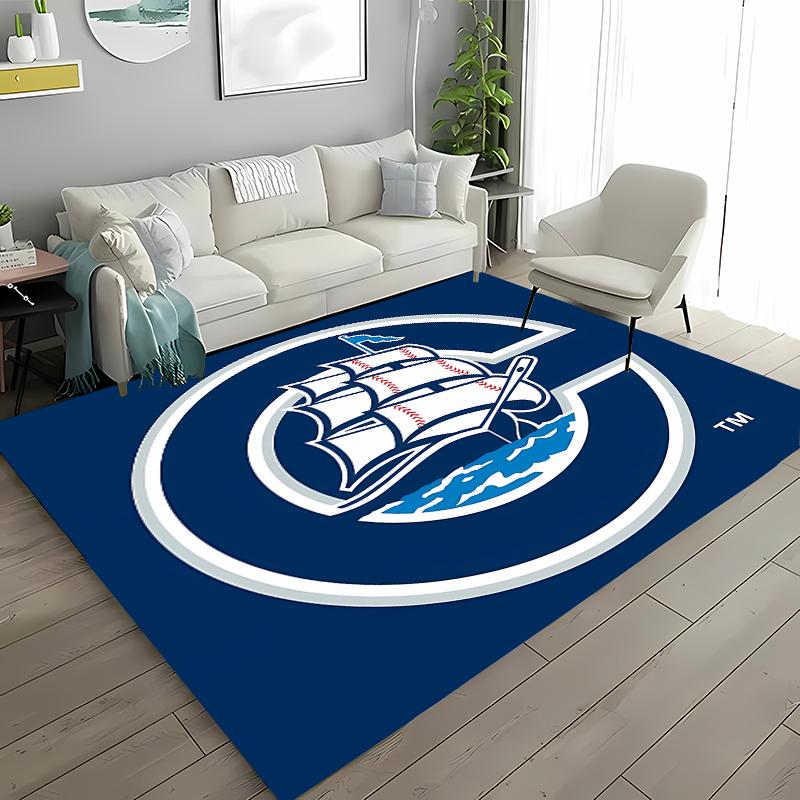 The Ocean Boat Theme Carpet for Living Room Cartoon Children's Bedroom Sofa Doormat Kitchen Floor Tapete Anti-slipDecor Alfombra