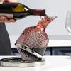 Thickened Crystal Glass 360 Rotating Decanter with Base Wine Dispenser Household Wine Aerator Bar