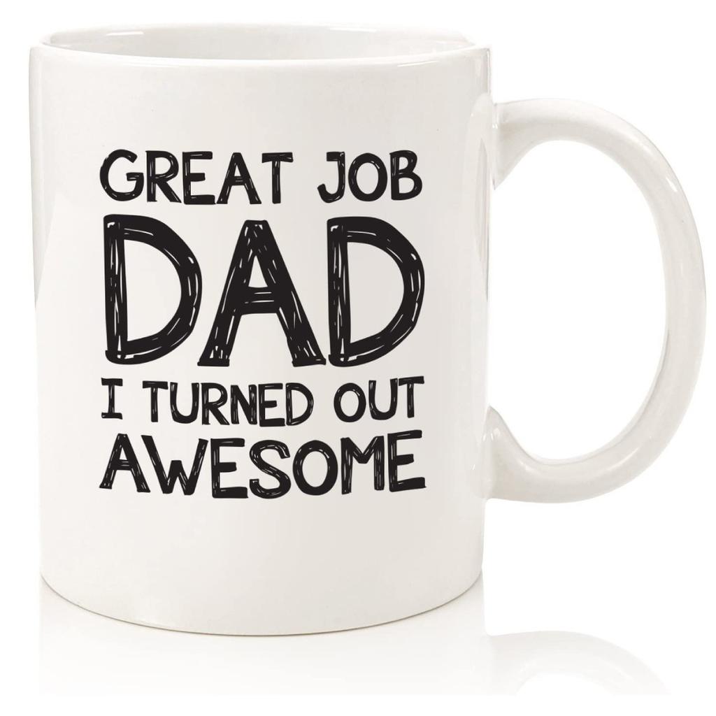 Heat Transfer White Ceramic Mug Holiday Coffee Tea Cup For Parents Gift
