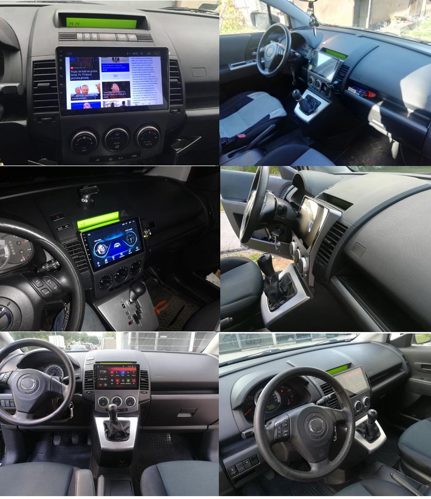 9'' Android 9.1 1 ГБ 16 ГБ Автомагнитола Радио Навигация GPS Для Старой Mazda 5 Мультимедийный Плеер