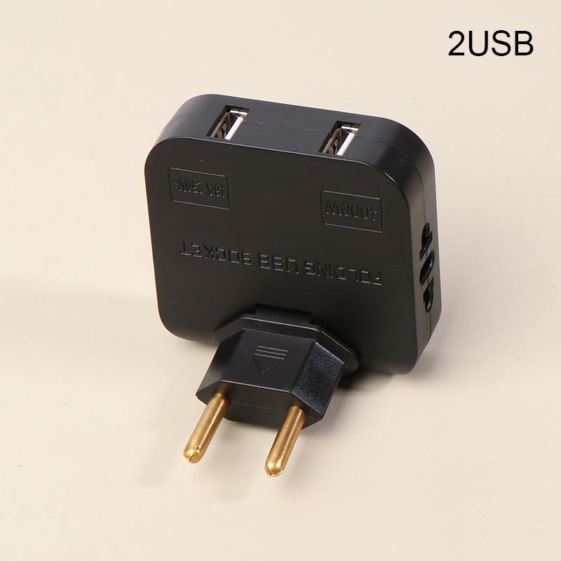 Вращающаяся на 180 градусов розетка 3-в-1 EU Plug Converter Удлинитель для путешествий EU Multi-Plug Тонкий беспроводной адаптер для розеток Розетки