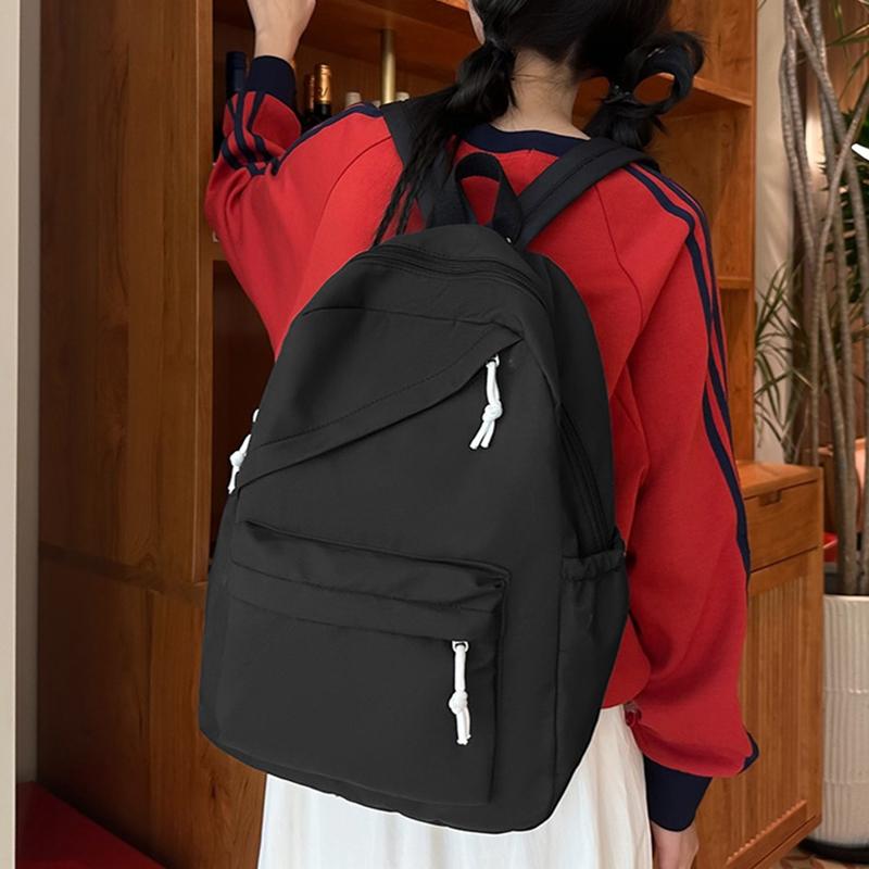 Минималистичный рюкзак в японском стиле для учеников средних и старших классов, вместительная женская сумка