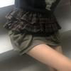 Hip-hop Layer Outfits Plaid Skirt Shirt Extender Ruffled Edge Waistband  Jeans Decor