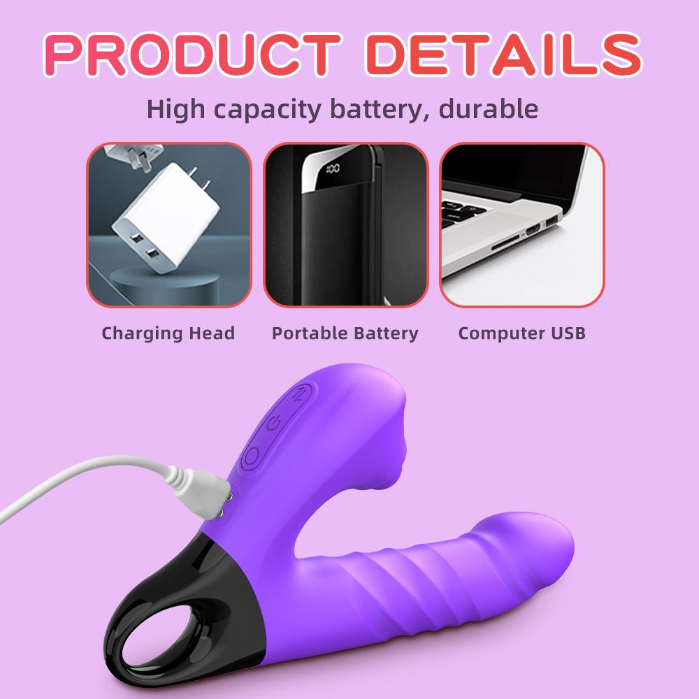 Вибратор, толкающий дилдо для женщин, стимулятор клитора точки G, секс-игрушки, пульсирующие вибраторы для клитора, женский массажер для сосков и влагалища