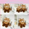 Plush Cartoon Raccoon Doll Backpack Outdoor Shoulder Bag Children Festival Gift