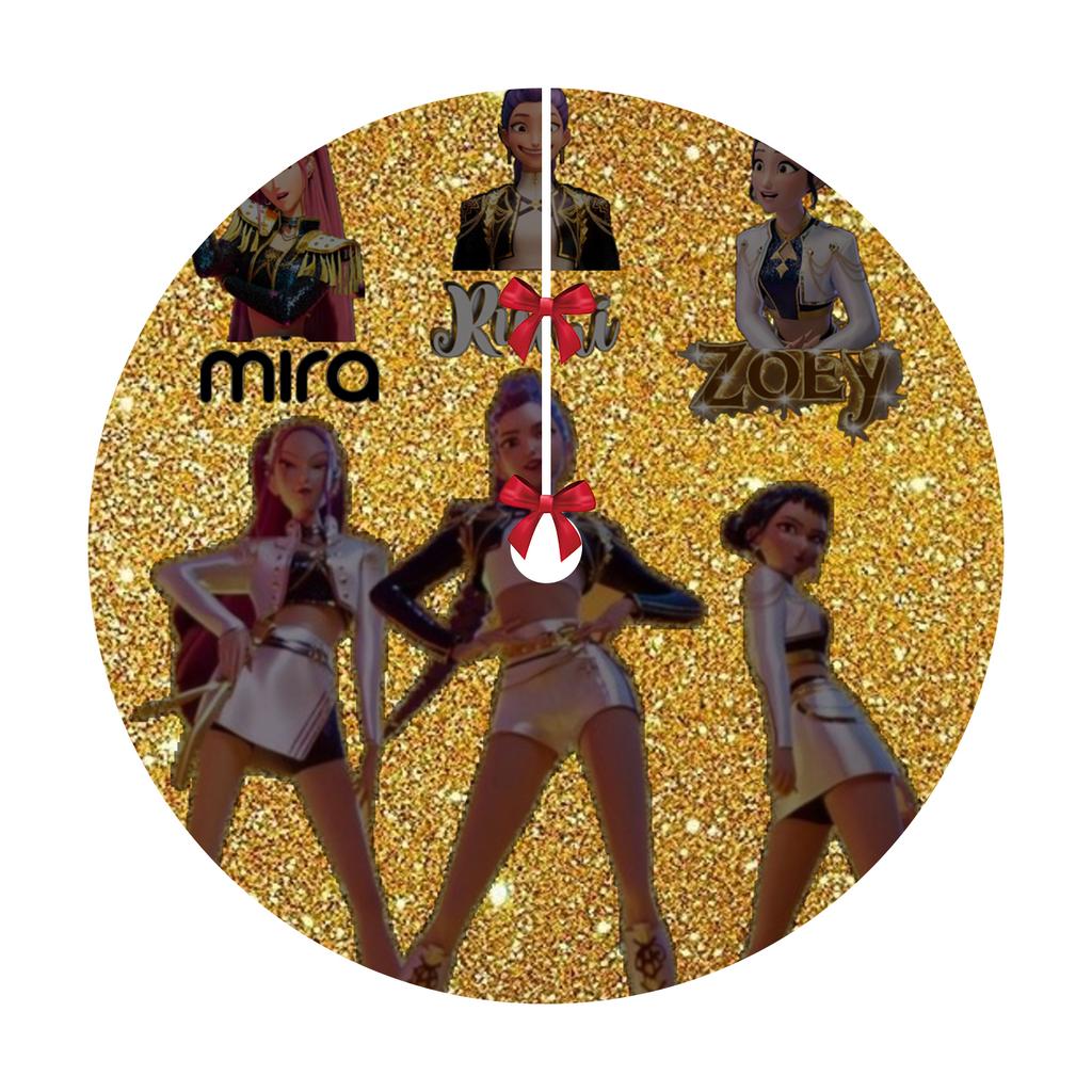 Christmas Tree Skirt Decoration For Home Xmas Tree Decorations Skirt Ornament Festive Holiday Party Decorations Indoor Outdoor