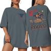 New Women's Clothing, Fashion Crew Neck, Digital Printed Western Style Short Sleeve T-Shirt