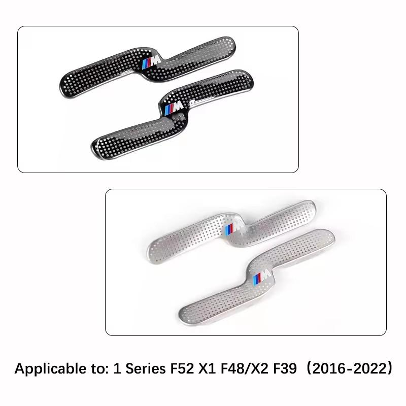 2Pcs Car Air Outlet Protective Cover Dust Proof Metal Net For BMW 3 4 5 6 7 Series F30 G20 G22 G23 G26 F10 G30 GT G32 X1 X2 X3 L222