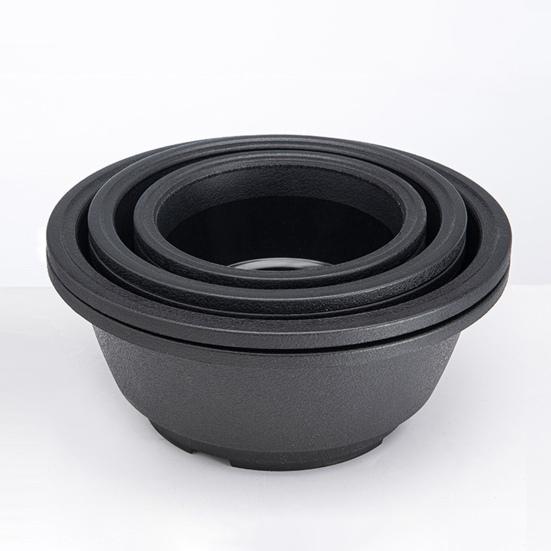 2шт суккулентный горшок небьющийся дышащий пластиковый полый дизайн горшок бонсай для дома