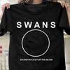 NEW The Swans Band Short Sleeve Cotton Black All Size T-Shirt