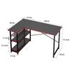 Victone игровой стол компьютерный стол ширина 107 см стол компьютерный стол учебный стол стол для хранения рабочий стол игровой стол с полкой рабочий стол