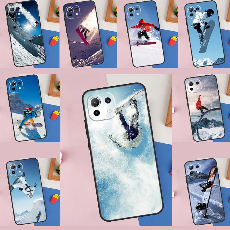 Sports Snowboarding Case For Xiaomi 11T 12T 13T 14T Pro 13 14 15 Ultra POCO X7 Pro X3 X5 X6 F5 F6 M6 Pro Cover