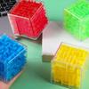 10PCS 3D Labyrinths Cubes Set Cognitive Training Maze Puzzle Toy Portable Travel Friendly Bead Maze Toy Safe For Children