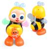 Electric Singing Dancing Animal Toy Cartoon Duck Rabbit Frog Bee Toy Toddlers Boys Girls Interactive Wiggling Animal Musical Toy