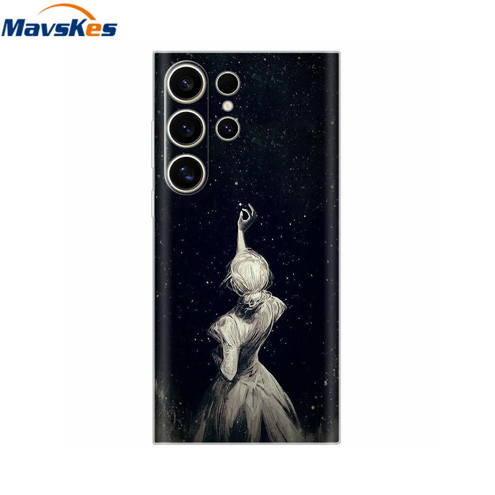 Чехол S24 для Samsung Galaxy S24 Ultra Чехол Модный Мягкий Прозрачный ТПУ Чехол для Телефона Fundas Для Samsung S24 FE S24Plus S24Ultra Чехол