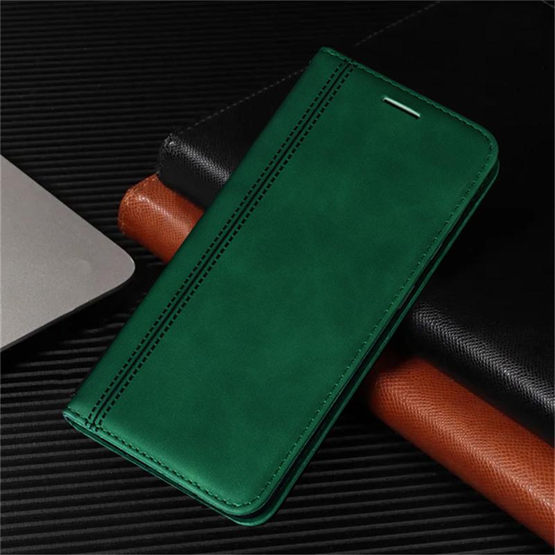 Book Leather Flip Wallet Phone Case For iPhone 15 14 13 12 11 Pro Max X XR XS Max 7 8 15 Plus Shockproof Soft Cover