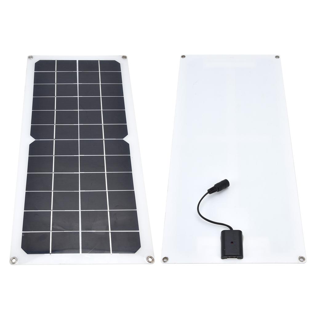 10W Solar Panel Charger Kit with 60A Controller Dual USB Female Ports for RVs Boats Planes