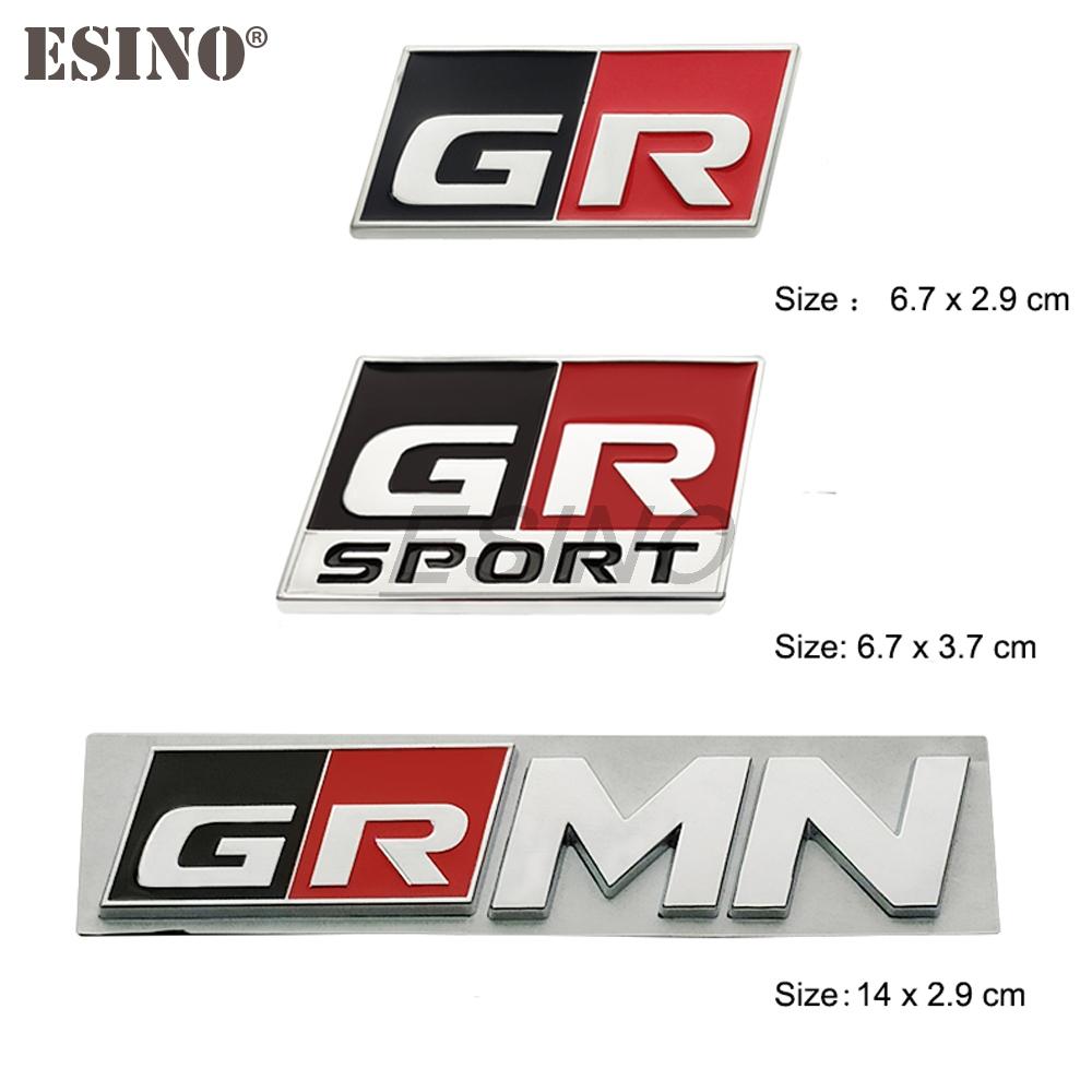 Авто Стайлинг Gazoo Racing GR GR MN 3D Значок из Цинкового Сплава на Переднюю Решетку Автомобиля Приклеиваемый Металлический Значок Наклейка для Toyota Supra AE86 GT86 FH5
