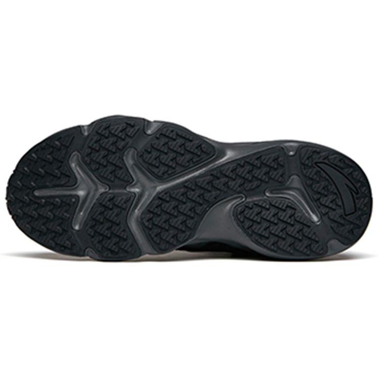 Anta Lifestyle Series Shock Absorbing Non-Slip Wear-Resistant Low-Top Sports Casual Shoes Women Sneakers Black 122148984-2