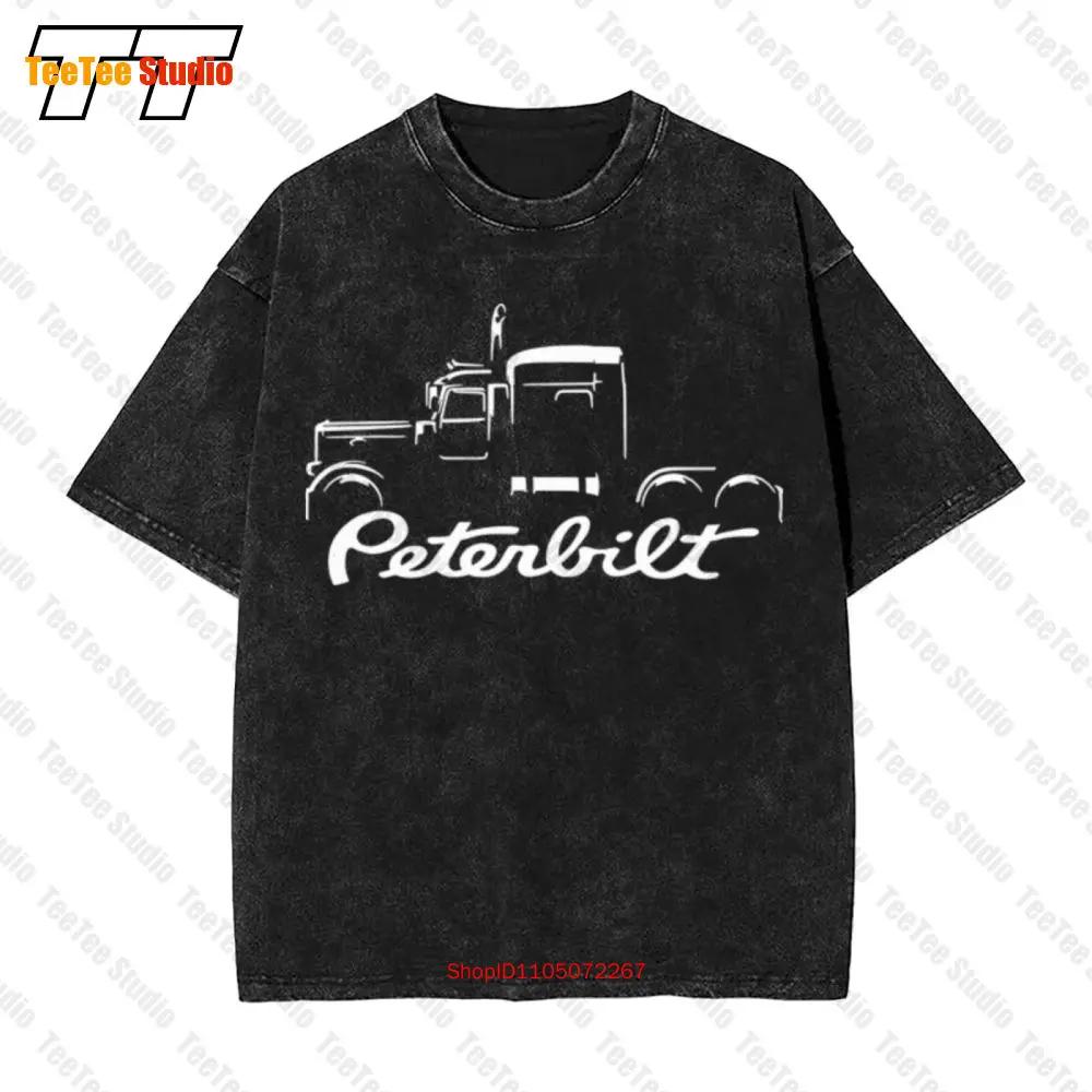 Peterbilt 389 Classic Truck Design Vintage Oversized T-Shirt New CIS4