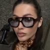 Fashion Sunglasses Luxury Designer Colored Lenses Sun Shade Glasses for Women Vintage UV400 Brand Sun Glasses Gafas De Sol Mujer