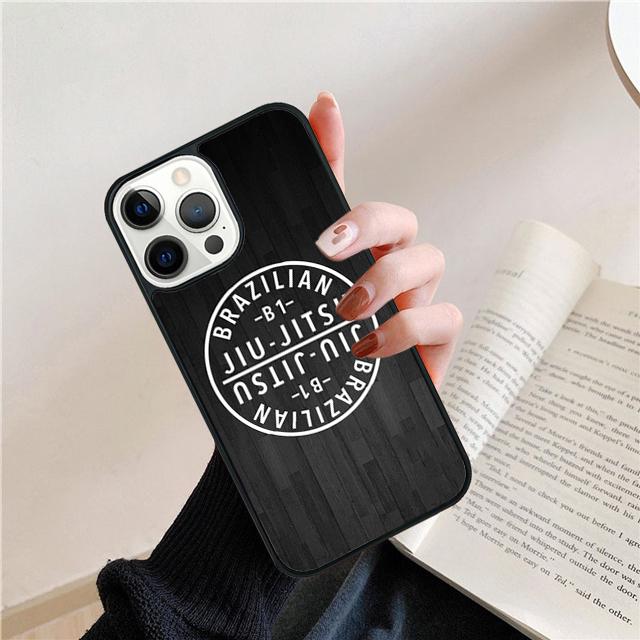 BJJ Brazilian Jiu Jitsu Art Phone Case For iPhone 17 Air 15 16 Cover 14 11 13 Pro Max 12 Plus Max Cover Coque