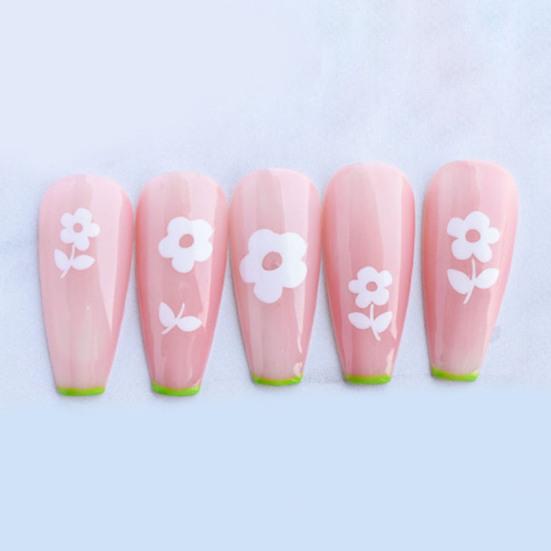 Manicure Decal Removable DIY Self-adhesive Flower Pattern Manicure Sticker Salon Supplies