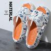 New Men's Cartoon Slippers: Summer Soft Bottom, Trendy Outdoor Wear, and Bathroom Sandals for Couples