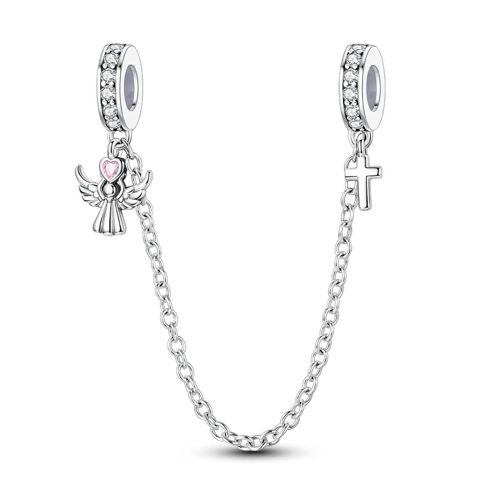 Cross Copper Charms Religion Pendant For Woman Fit Original Beads Bracelet Diy Fashion Jewelry