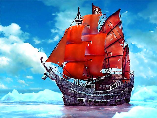 5D DIY Алмазная картина Корабль Пейзаж Комплект Полная Дрель Квадратная Вышивка Мозаика Искусство Картина Стразы Украшение Дома Подарок