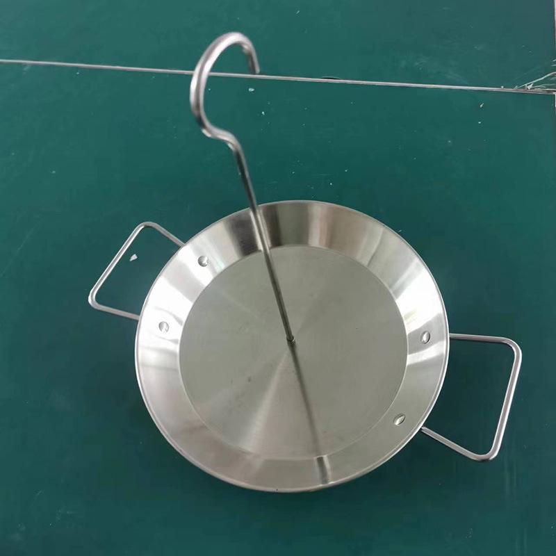 Stainless Steel BBQ Kit: Vertical Screw Pot, 3 Removable Brushes, Pads, Gloves, Oil Bottle, Brush Hooks.