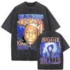 The Notorious Big Is Was All A Dream Графическая Винтажная Стиранная Футболка Хип-Хоп Рэпер Бигги Смоллс Футболки Унисекс Оверсайз Футболка