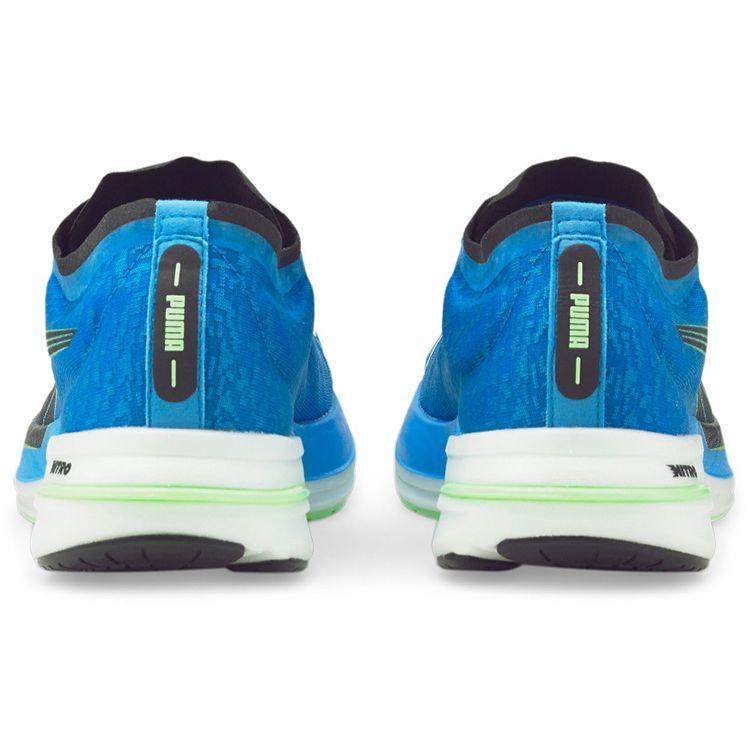 Puma Мужские кроссовки Deviate Nitro Wildwash Синие Ocean-Dive Fizzy-Lime 376223-01
