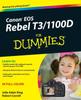 Книга Canon Eos Rebel T31100D For Dummies by Julie Adair King - Paperback