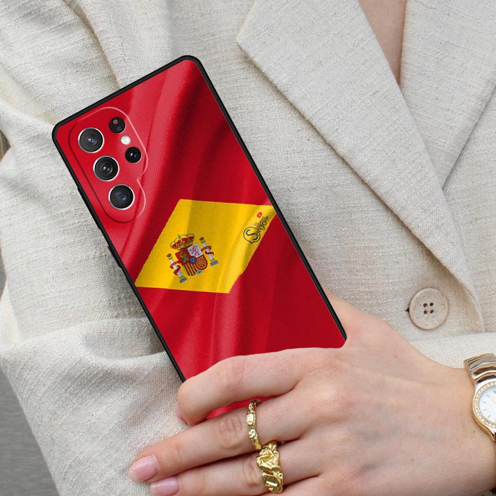 Чехол для телефона с гербом Испании для Samsung Galaxy S26 Ultra S25 S24 S23 S22 S21 S20 Note10