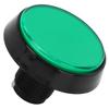 60mm Big Round Flat Button with LED Light 3?Foot Switch for Crane Machine Game ConsoleGreen
