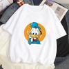 Cute Mouse Graphic Women Tshirt Cartoon Printed Short Sleeve Tee Shirt Funny Duck T Shirts Summer Streetwear Y2k Clothes Tops