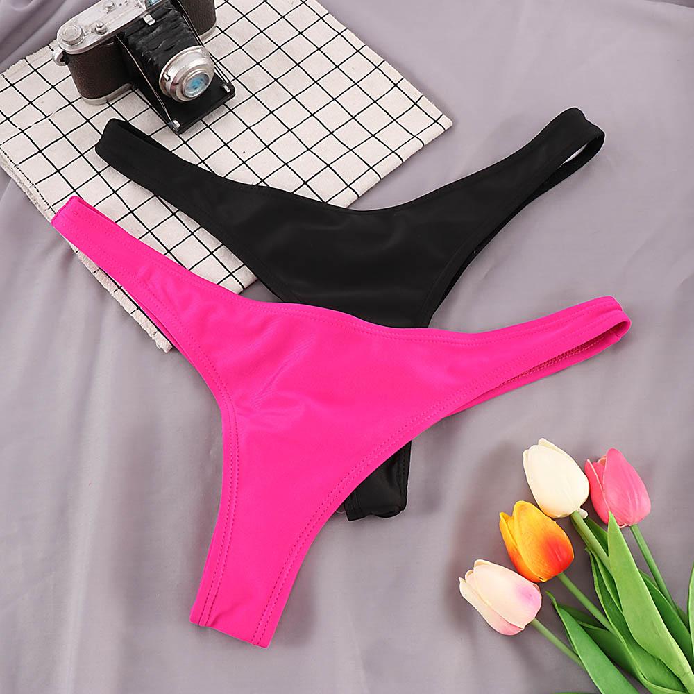 Swim Women Shorts Bottoms Side Biquini Briefs Bikini Swimsuit Swimwear