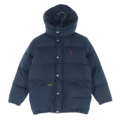 Косметика Polo by Ralph Lauren Куртка пуховик с длинным рукавом 140 Синий Детская Б/у