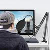 FIFINE Комплект USB-микрофона, конденсаторный микрофон, игровой микрофон, однонаправленный, подставка в комплекте (Нет штатива), Включая Pop Guard, Распространяется