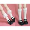 Пара Кружевных Носков для Кук Blyth Милые Длинные Белые Носки для Blythe Licca Azone OB24 Pullip Кукол 1/6 Аксессуары Детские Подарки