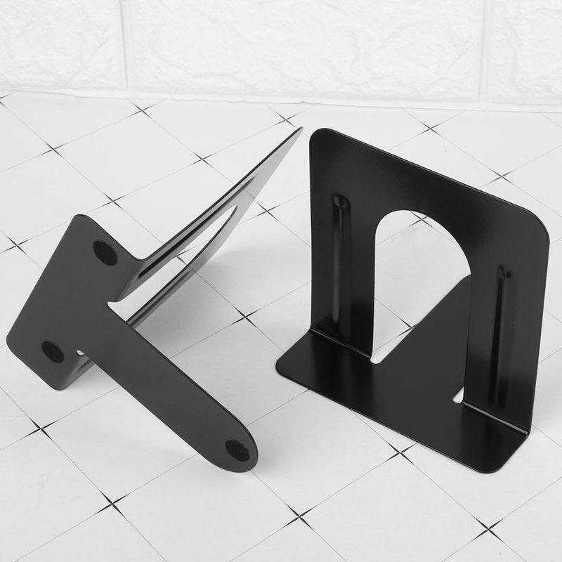 Простые металлические подставки для книг, железные держатели, нескользящие настольные подставки для книг