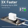 Для iPhone 16 Быстрая зарядка, 20 Вт Двойной порт USB C Зарядное устройство с кабелем USB C для быстрой зарядки 10 футов для iPhone 15 Pro Max/15 Pro/15 Plus