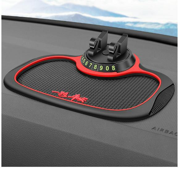 Автомобильный противоскользящий коврик и держатель для навигатора со скрытым номером