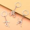 Sports Keyring Basketball Running Fitness Tennis Keychain DD-13297