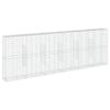 VidaXL Panier gabion avec couvercle 600x50x200 cm fer galvanisé, mur en gabion, mur de soutènement en gabion, clôture en 3295171