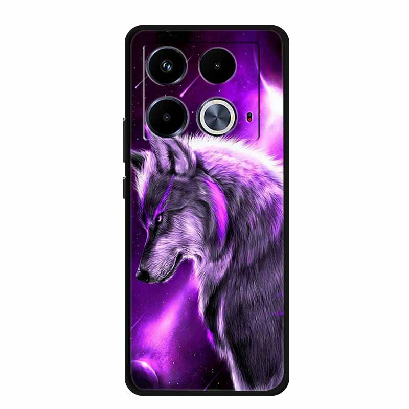 For Infinix Note 40 Case X6853 Space Soft Silicone TPU Astronaut Back Cover Phone Cases For Infinix Note 40 Pro 5G 4G Coque Para