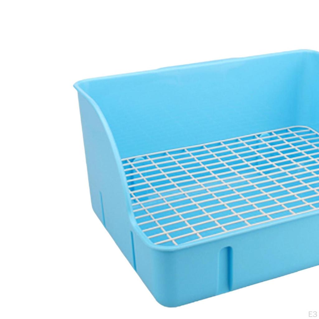 for Small Animal Bunny Guinea Pig Galesaur Ferrets Corner Litter Pan Potty Trainer Pets Cage Toilet