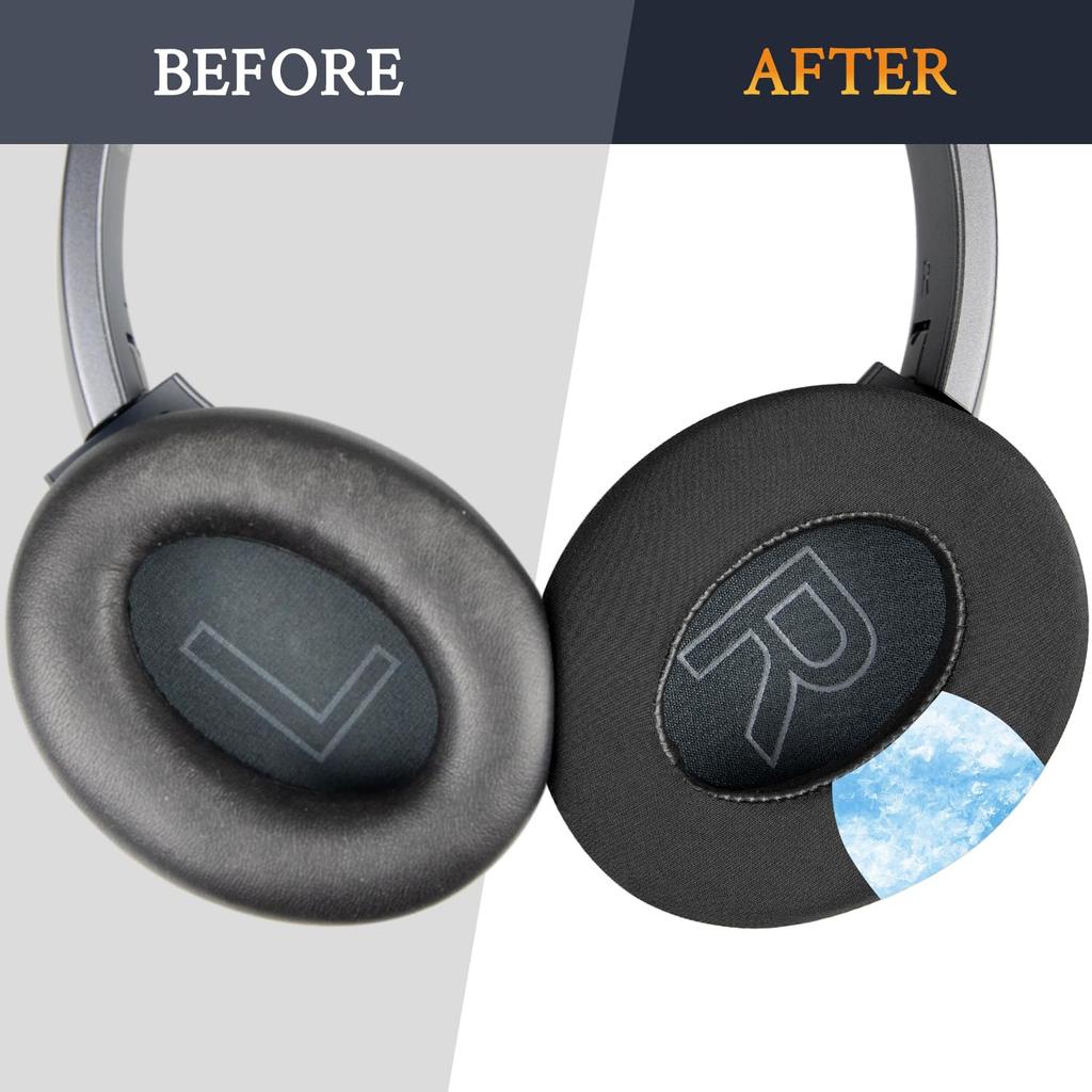 SOULWIT Cooling Gel Pads Ear Pads for Anker Soundcore Life Headset Replacement Ear Cushions Not Compatible with Life 2 Neo High Density Foam Cooling